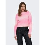 Only Kadın Yüksek Boyun Triko Kazak - 15294653 - Pembe - XL