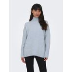 Only Kadın Yüksek Yaka Örme Kazak - 15297172 - Krem