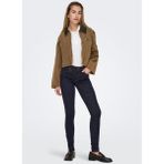 Only Kahverengi Kadın Normal Ceket Onlcava Collar Jacket Otw cc - Açık Kahve