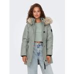 Only Kapüşonlu Yeşil Kadın Parka 15304625