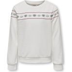 Only Kogellıs Short L/s Eye O-Neck Swt Kız Çocuk Turuncu Sweatshirt - 15303568