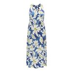 ONLY Kolsuz Desenli Maxi Elbise, XL, 15318885, Koyu Mavi, Kadın