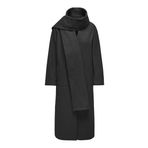 Only Koyu Füme Kadın Kaban Onlelba Lıfe Scarf Coat Otw
