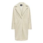 ONLY Krem Kaban ONLCATALINA SHAGGY COAT, S, 15322420, Birch, Kadın