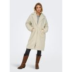 Only Krem Kadın Kaban Onlcatalına Shaggy Coat Cs Otw