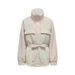 Only Krem Kadın Mont ONLARIANNA PADDED MIX TEDDY JACKET