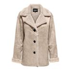 ONLY lva Bonded Collar Coat cc Otw Mont, M, Onlylva Bonded Collar, krem, Kadın