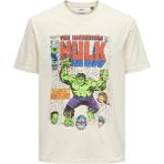 Only Marvel Baskılı Erkek T-Shirt 22029522 - Beyaz - 2XL