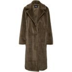 Only Meagan Fur Kadın Uzun Mont 15326004 - Kahve