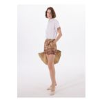 ONLY Normal Bel Rahat Bordo Kadın Şort ONLLOU LIFE EMB LOOSE SHORTS WVN