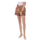 ONLY Normal Bel Rahat Şort, S, 5003247705, Bordo, Kadın