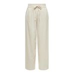 ONLY Normal Kesim Gümüş Pamuklu Pantolon, M, 15319090, Silver Lining, Kadın