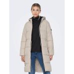 Only Onlamanda Uzun Kadın Şişme Mont - XS - Krem