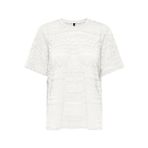 Only Onlanırı S/S O-Neck Top Jrs Kadın Beyaz T-Shirt - 15350242