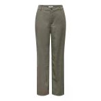 Only Onlarıs Lıfe Mw Straıght Pants Wvn Cc Kadın Gri Pantolon - 15364126