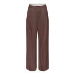 Only Onlbalı Mw Pleat Wıde Pant Pnt Kadın Kahverengi Pantolon - 15370308