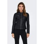 Only Onlbandıt Faux Leather Bıker Otw Noos Kadın Deri Mont ve Ceket 15081400 Black - 36