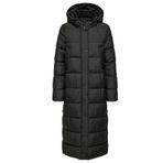 Only Onlcammie Long Quilted Coat Otw Siyah Kadın Mont