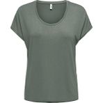 Only Onlcarrie S/s Glitter Top Jrs Kadın T-Shirt Yeşil (15315976) - XL