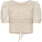 Only Onlcharıs S/S Mıx Top Jrs Kadın White Bluz - 15346915