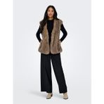 Only Onldawn Lıfe Faux Fur Waıstcoat Otw Kadın Kahverengi Yelek - 15354308