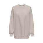 ONLY ONLDAZE L/S OVERSIZE O-NECK SWT Kadın Bej Sweatshirt - 15335172