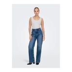 ONLY Onleasy S/L Tank Top Kadın Askılı Bluz, Gri, M Beden