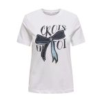 Only Onlemma Lıfe Reg S/S Lady Top Jrs Kadın Bright White T-Shirt - 15329752