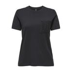 ONLY Onlenja Life T-Shirt, S, EW21GY120352, Siyah, Kadın