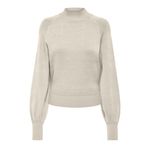 ONLY Onlfrida Life Ls Highneck Cc KNT kadın örgü kazak, Huş ağacı., XL