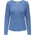 Only Onlgeena Xo L/s Pullover Knt Noos Kadın Mavi Uk Gömlek - 15113356