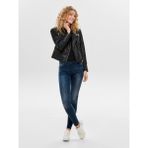 Only Onlgemma Faux Leather Bıker Otw Noos Kadın Deri Mont ve Ceket 15153079 Black - 38