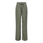 Only Onlgoa Keten Karışımlı Straight Fit Orta Bel Pantolon Bayan PANTOLON 15363676