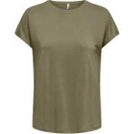 Only Onlhannah S/s Batsleeve Top Jrs Kadın T-Shirt Haki (15371576) - M