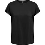 Only Onlhannah S/s Batsleeve Top Jrs Kadın T-Shirt Siyah (15371576) - M