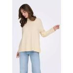 Only Onlhazel Oversize Fit Balıkçı Yaka Örme Bayan Kazak 15352853 KREM