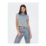 Only Onlhollywood Crystal Dnm Vest Kadın Jean Yelek 15341021