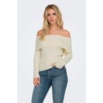 Only Onlkatia Regular Fit Madonna Yaka Bayan Kazak 15311830 KREM