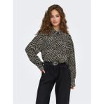 Only Onlkatty Lıfe L/s Loose Shırt Ptm Kadın Siyah Gömlek - 15341494 - XS