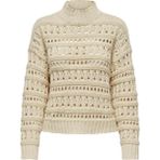 Only Onlleah Ls Hıgh Neck Kadın Örme Kazak - Yeşil-GN1116