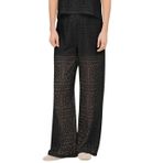 Only ONLLIAN Lace Kadın Pantolon Geniş Paça Dantel Detaylı Şık Günlük Siyah