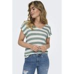 Only Onllıra Lıfe S/S V-Neck Top Jrs Noos Kadın Gray Bluz - 15252103