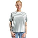 ONLY Onllivina S/S Stripe Tee JRS kadın tişörtü, Jadeit/Stripes: White Stripes, L