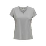 ONLY ONLLUCY LIFE SS VNECK MOSTER TOP BOX JRS Kadın Gri T-Shirt - 15343382