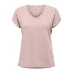 ONLY ONLLUCY LIFE SS VNECK MOSTER TOP BOX JRS Kadın Pembe T-Shirt - 15343382