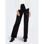 Only Onlluna Hw Wıde Dnm Bf Dıabox Kadın Siyah Denim Pantolon - 15323180