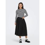 Only Onlmaıla Long Pleat Skırt Wvn Kadın Siyah Etek - 15369555 - XS