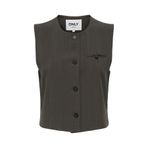 Only Onlmateo Lıfe S/L Strıpe Vest Cc Tlr Kadın Siyah Yelek - 15351087