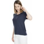 Only Onlmoster S/S O-Neck Kadın T Shirt 15106662 - Lacivert