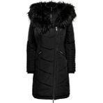 Only Onlnewlinette Slim Fit Kapüşonlu Mont Bayan Mont 15295396 - Siyah - Kömür